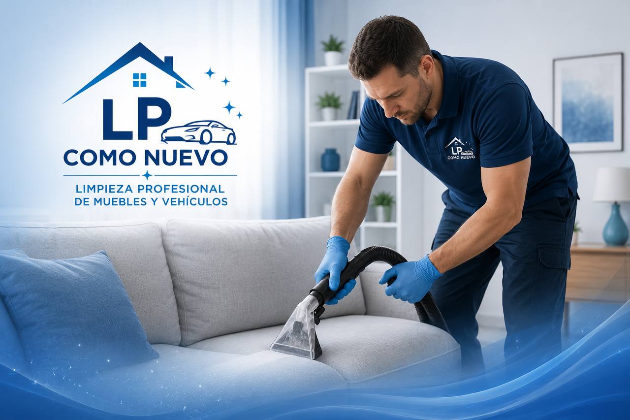 Equipo profesional de limpieza de tapicerías de LP Como Nuevo